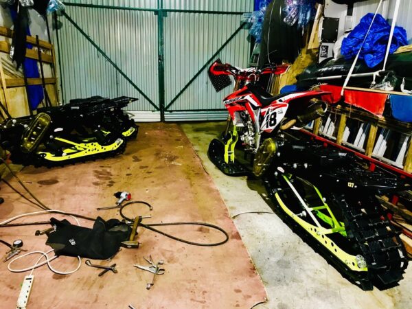 Гусеница для мотоцикла_Имперслед_Impersled snowbike_1