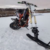 Гусеница для мотоцикла_гусеничный комплект на 250 куб_отзыв monotrack 22-22_отзыв по гусенице для мотоцикла_обзор гусеничного комплекта_отзыв по сноубайку_11