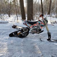 Гусеница для мотоцикла_гусеничный комплект на 250 куб_отзыв monotrack 22-22_отзыв по гусенице для мотоцикла_обзор гусеничного комплекта_отзыв по сноубайку_14