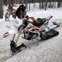 Гусеница для мотоцикла_гусеничный комплект на 250 куб_отзыв monotrack 22-22_отзыв по гусенице для мотоцикла_обзор гусеничного комплекта_отзыв по сноубайку_15