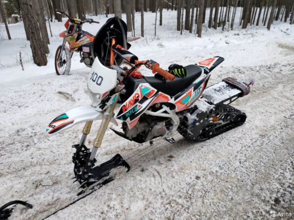 Гусеница для мотоцикла_гусеничный комплект на 250 куб_отзыв monotrack 22-22_отзыв по гусенице для мотоцикла_обзор гусеничного комплекта_отзыв по сноубайку_15