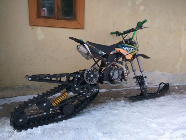 Гусеница для мотоцикла_гусеничный комплект на 250 куб_отзыв monotrack 22-22_отзыв по гусенице для мотоцикла_обзор гусеничного комплекта_отзыв по сноубайку_2