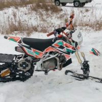 Гусеница для мотоцикла_гусеничный комплект на 250 куб_отзыв monotrack 22-22_отзыв по гусенице для мотоцикла_обзор гусеничного комплекта_отзыв по сноубайку_3