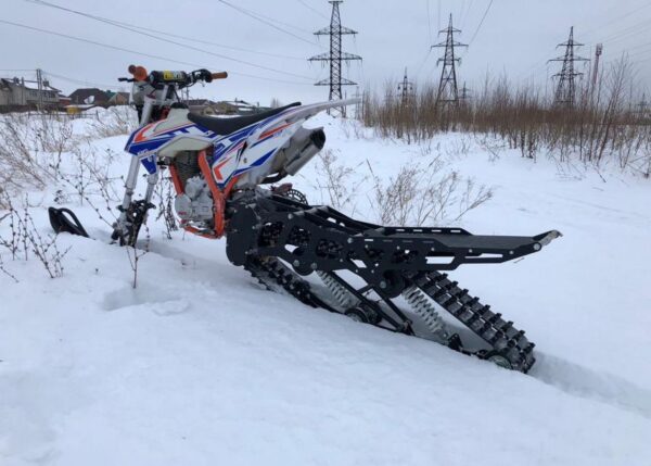 Гусеница для мотоцикла_гусеничный комплект на 250 куб_отзыв monotrack 22-28_отзыв по гусенице для мотоцикла_обзор гусеничного комплекта_отзыв по сноубайку_27