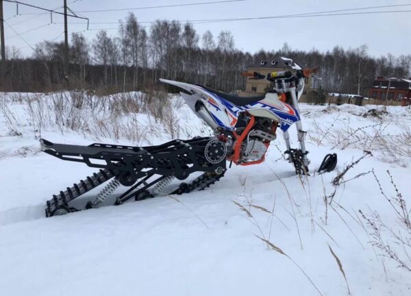 Гусеница для мотоцикла_гусеничный комплект на 250 куб_отзыв monotrack 22-28_отзыв по гусенице для мотоцикла_обзор гусеничного комплекта_отзыв по сноубайку_4