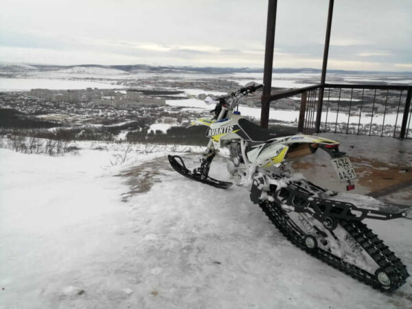 Гусеница для мотоцикла_гусеничный комплект на 250 куб_отзыв monotrack 22-28_отзыв по гусенице для мотоцикла_обзор гусеничного комплекта_отзыв по сноубайку_6