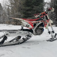 Гусеничный комплект для мотоцикла Siberian Snow от YmasTracks _ снегоходный комплект эндуро _ 2