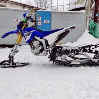 Гусеничный комплект для мотоцикла снегоходный комплект эндуро гусянка на мотик Monotrack 65 _ 2