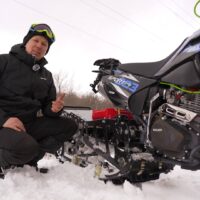Гусеничный комплект для мотоцикла снегоходный комплект эндуро гусянка на питбайк _ 25