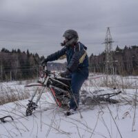Monotrack 22 гусеничный комплект для питбайка снегоходный комплект эндуро _12