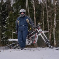 Monotrack 22 гусеничный комплект для питбайка снегоходный комплект эндуро _13
