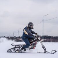 Monotrack 22 гусеничный комплект для питбайка снегоходный комплект эндуро _3