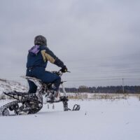Monotrack 22 гусеничный комплект для питбайка снегоходный комплект эндуро _8