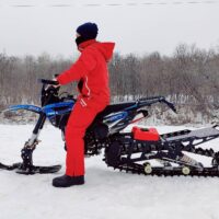 Monotrack Ultra 45 гусеничный комплект для мотоцикла эндуро _ снегоходный комплект зимний для мотоцикла _ 11